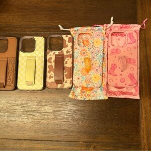 Loopy Case and Walli Cases Brown and Yellow Floral iPhone Cases iPhone 15 pro